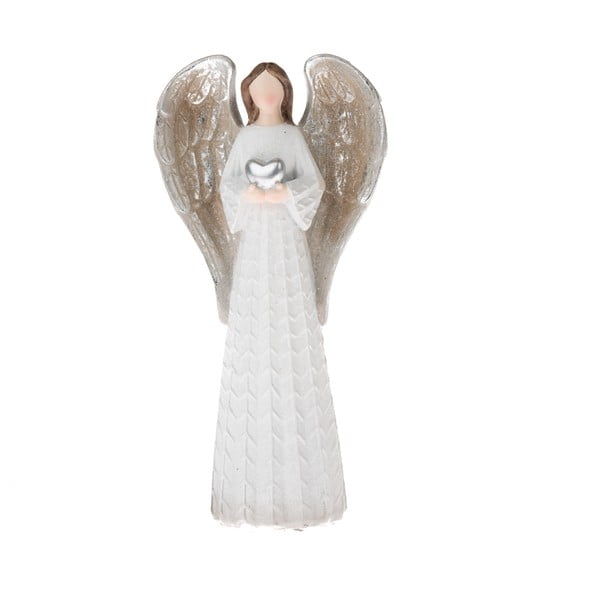 Soška anděla se srdcem Dakls, výška 19,5 cm