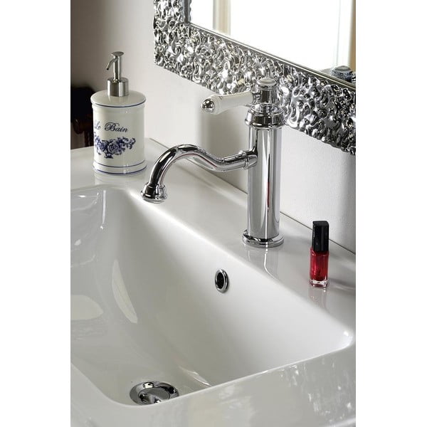 Stojánková umyvadlová baterie v leskle stříbrné barvě Vienna – Sapho-image-1