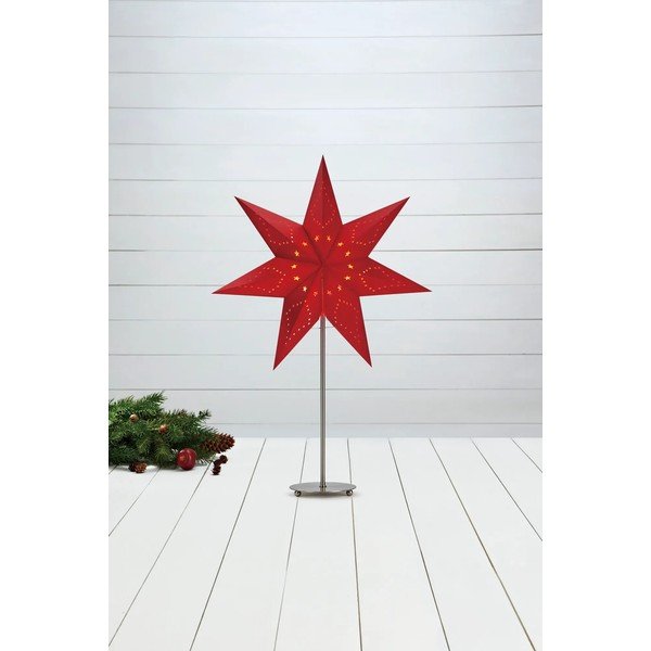 Červená vánoční světelná dekorace Saturnus – Markslöjd-image-1