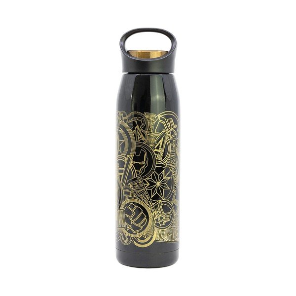 Černá nerezová dětská termoska 665 ml Marvel – STOR-image-1