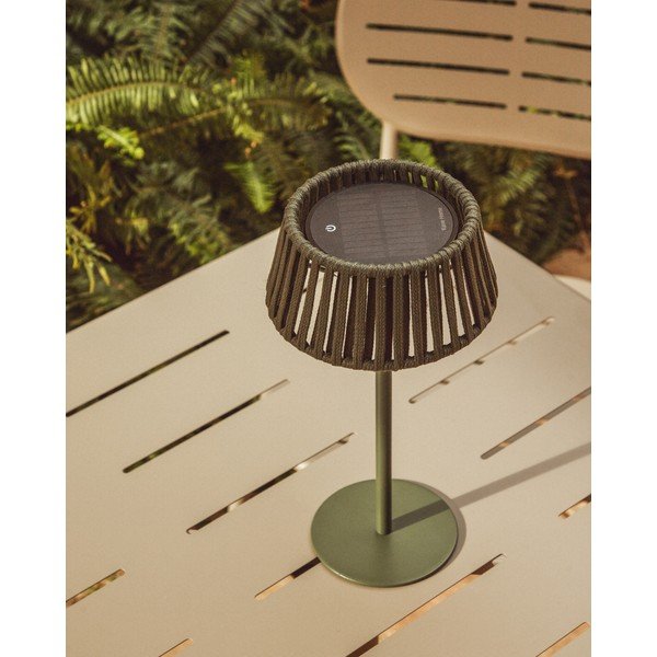 LED stolní /přenosné solární venkovní svítidlo (výška 30 cm) Aldet – Kave Home-image-2