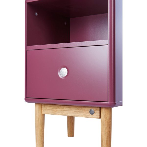 Tmavě fialový noční stolek Color Box – Tom Tailor-image-1