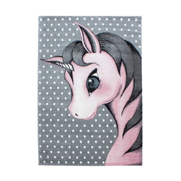 Růžovo-šedý dětský koberec 140x200 cm Kids – Ayyildiz Carpets