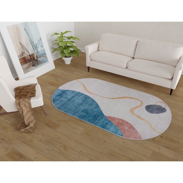 Pratelný koberec 60x100 cm Oval – Vitaus-image-1