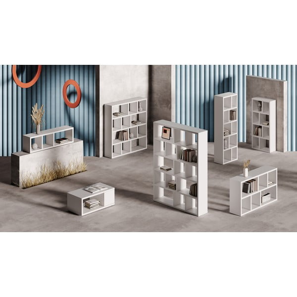 Bílá knihovna 70x159 cm Berlin – TemaHome-image-4