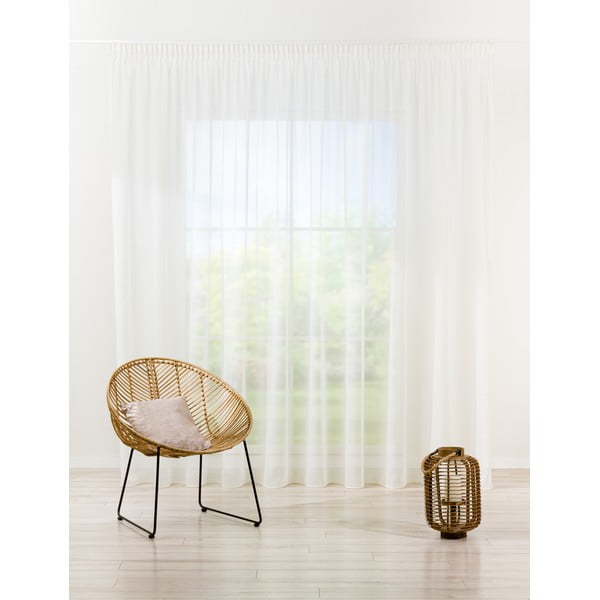 Krémová voálová záclona 140x245 cm Barbara – Mendola Fabrics