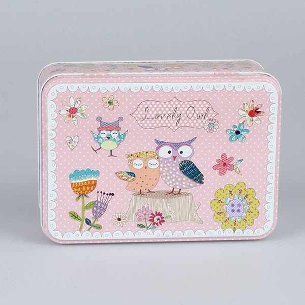 Plechová dóza Sweet Pastel, růžová