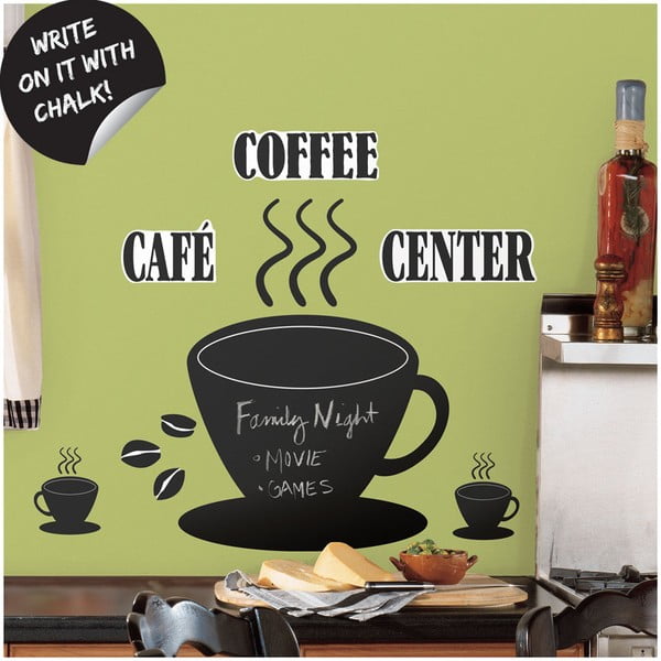 Coffee cup chalkboard