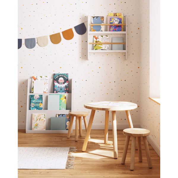 Bílá dětská knihovna 59,5x69,5x23 cm Adiventina – Kave Home-image-3