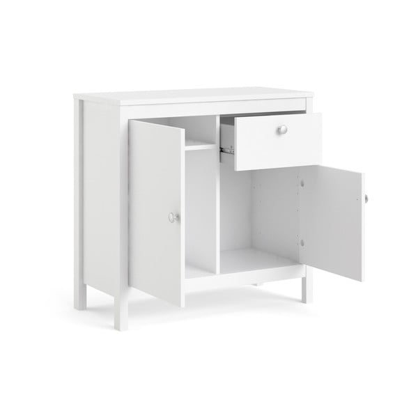 Bílá nízká komoda 82x80 cm Madrid – Tvilum-image-4