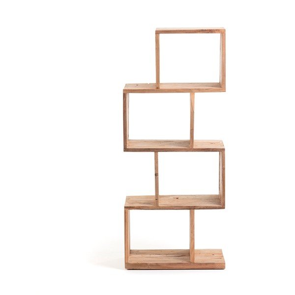 Knihovna z teakového dřeva v přírodní barvě 55x132x30 cm Aroba – Kave Home