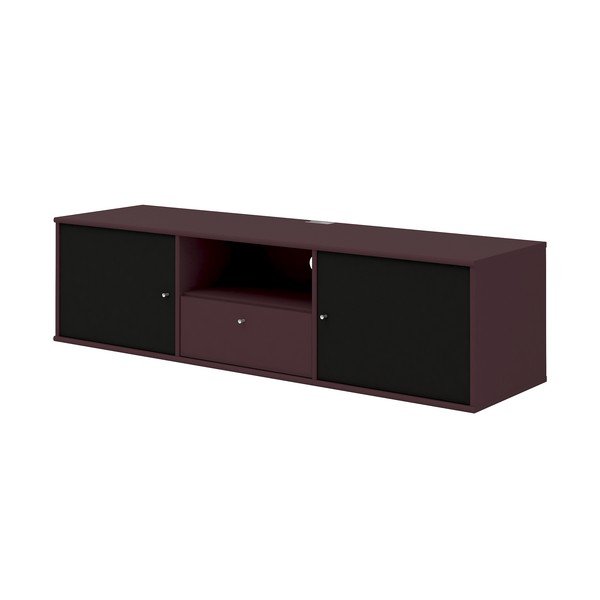 Vínově červený TV stolek Mistral 232-image-3