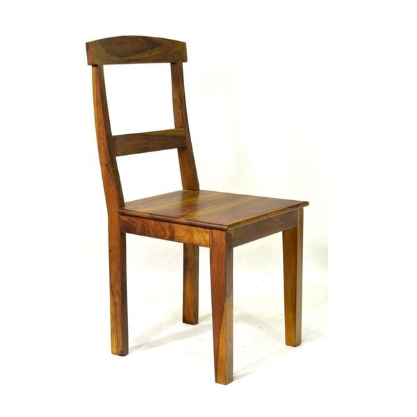 Palisandrová židle Goa, tmavě medová