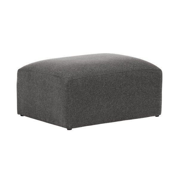 Tmavě šedá podnožka Kave Home Blok-image-2