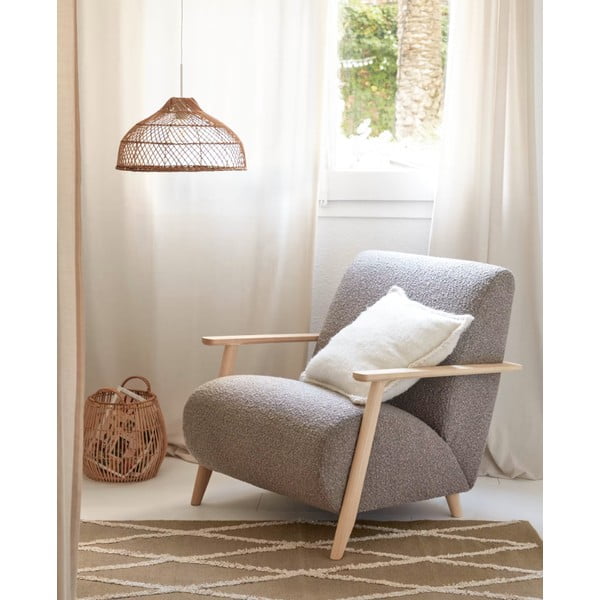 Ratanové stínidlo v přírodní barvě ø 42,5 cm Dyara – Kave Home-image-1