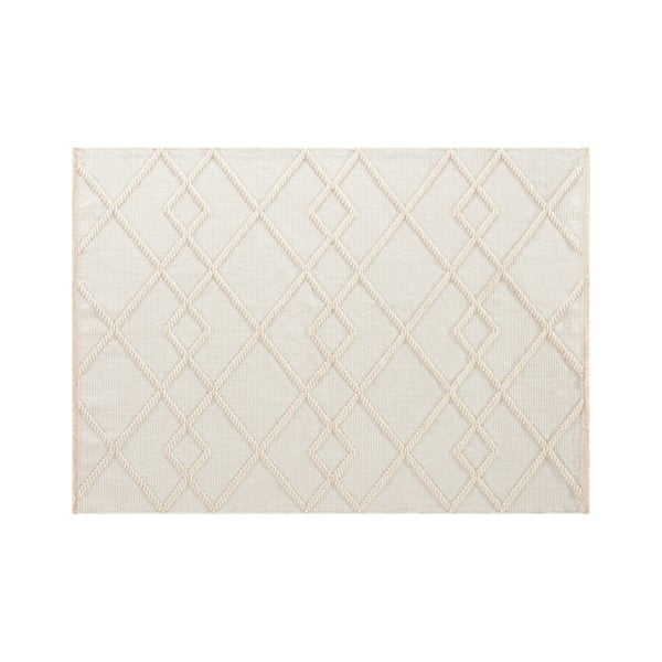 Krémový pratelný koberec 80x145 cm Lena – Webtappeti