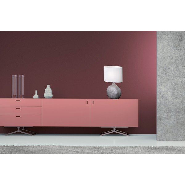 Bílá stolní lampa Fischer & Honsel Foro, výška 36 cm-image-3