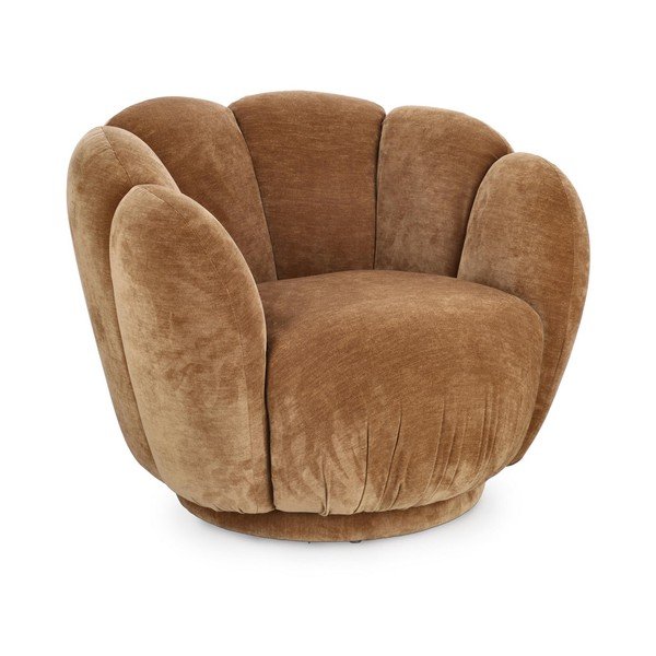 Hnědé křeslo Tulip – Bizzotto