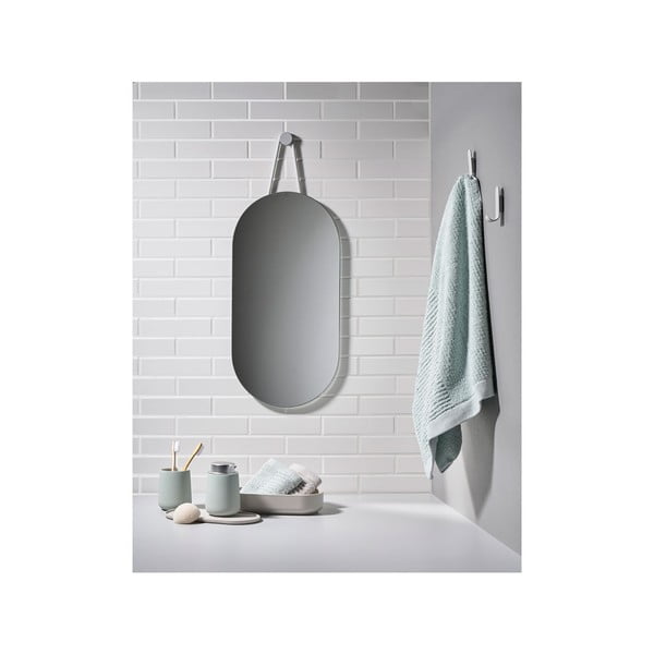 Šedé nástěnné zrcadlo Zone A-series, 30 x 60 cm-image-1