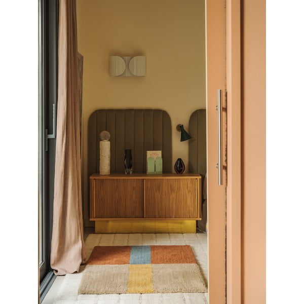 Ručně tkaný vlněný koberec 80x140 cm Chroma Cinnamon – Lorena Canals-image-1