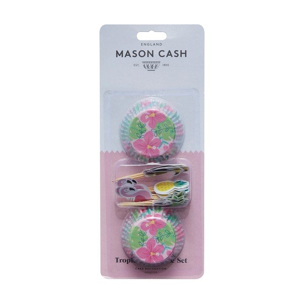 Set papírových košíčků a zápichů na cupcaky Mason Cash Tropical-image-1