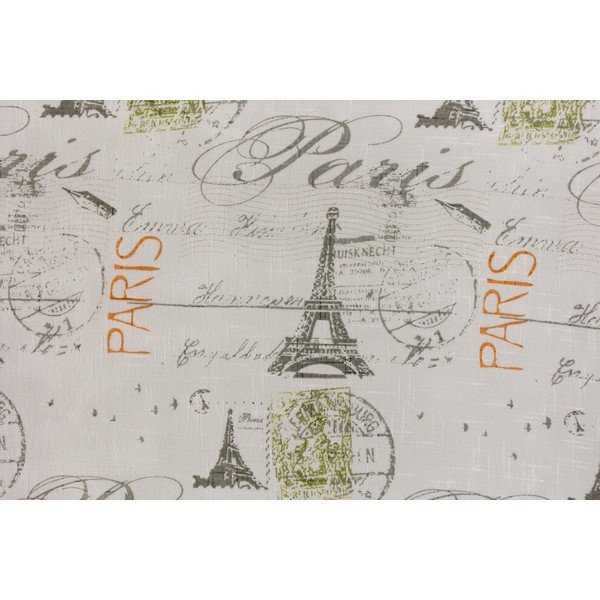 Bílo-šedá záclona 140x245 cm Tour – Mendola Fabrics-image-4