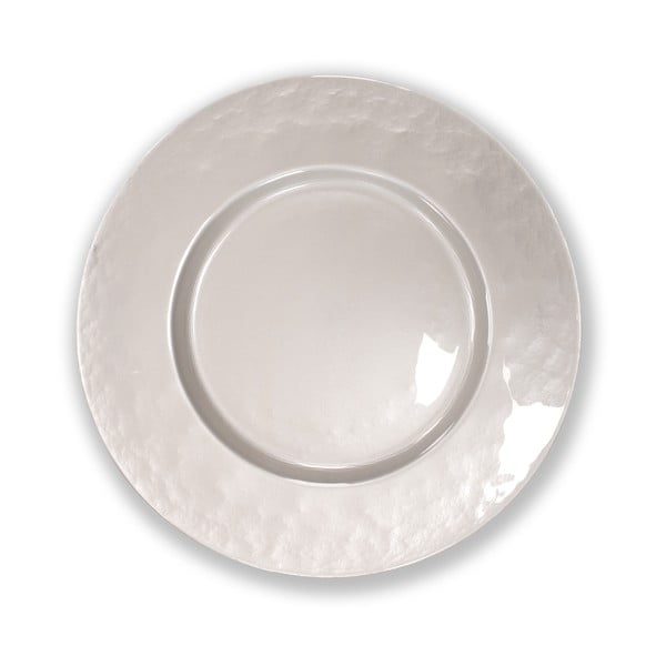 Skleněný talíř ve stříbrné barvě Brandani Sottopiatto, ⌀ 32 cm