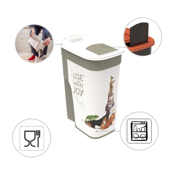 Box na granule 4.1 l Flo – Rotho-image-3