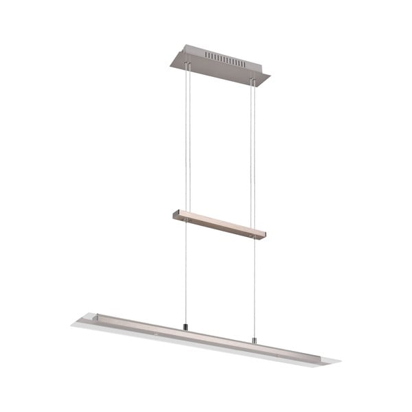 Šedé LED závěsné svítidlo se skleněným stínidlem Milos – Reality-image-3