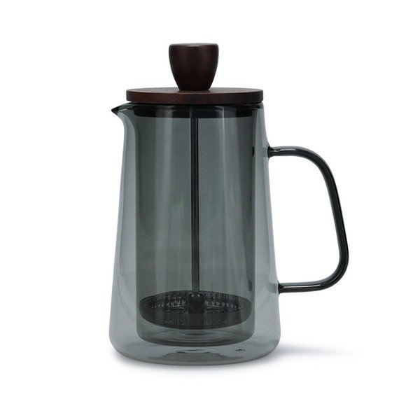 Šedá skleněná moka konvička 350 ml Luma – S|P Collection