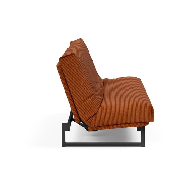 Oranžová manšestrová rozkládací pohovka 200 cm Fraction – Innovation-image-3