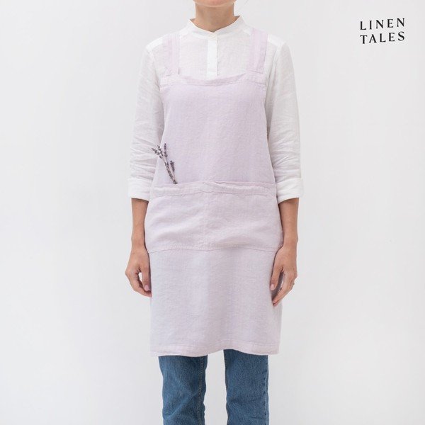 Lněná zástěra Crossback – Linen Tales