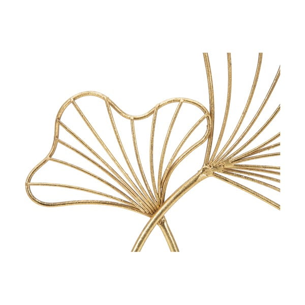 Dekorace ve zlaté barvě Mauro Ferretti Leaf Glam, výška 35 cm-image-4