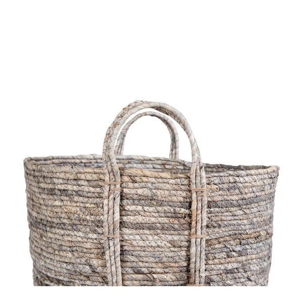 Šedý úložný koš z kukuřičných listů House Nordic Udine-image-1