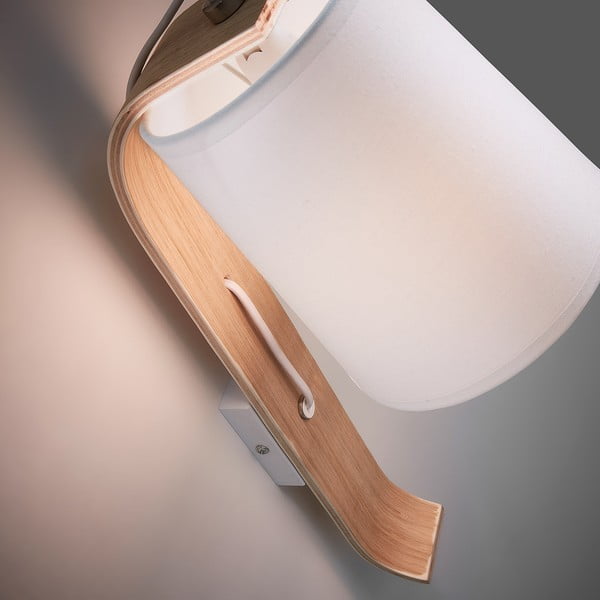 Bílá nástěnná lampa Kave Home Percy-image-1