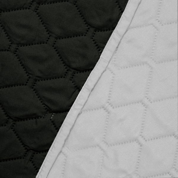 Černo-šedý oboustranný přehoz z mikrovlákna DecoKing Axel, 240 x 260 cm-image-3