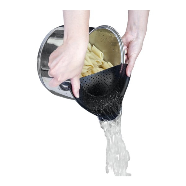 Cedník na těstoviny na hrnec Metaltex Clip On, 28 x 13 cm-image-3