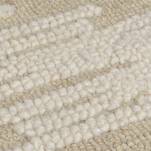 Béžový ručně tkaný vlněný koberec 200x290 cm Dion Ikat – Flair Rugs-image-2