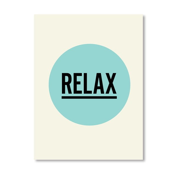 Plakát Relax, 42x60 cm