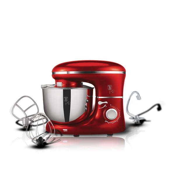Červený kuchyňský robot Burgundy Metallic Line - BerlingerHaus-image-3