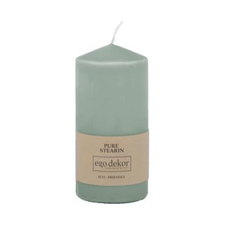 Tyrkysově modrá svíčka Eco candles by Ego dekor Top, doba hoření 30 h