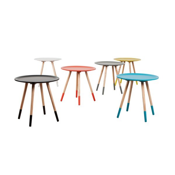 Tmavě šedý odkládací stolek Zuiver Two Tone-image-1