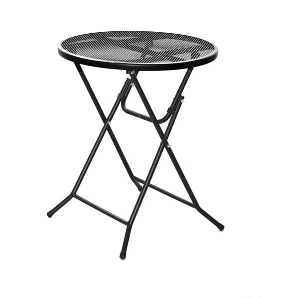 Kovový kulatý zahradní jídelní stůl ø 60 cm - Rojaplast-image-1