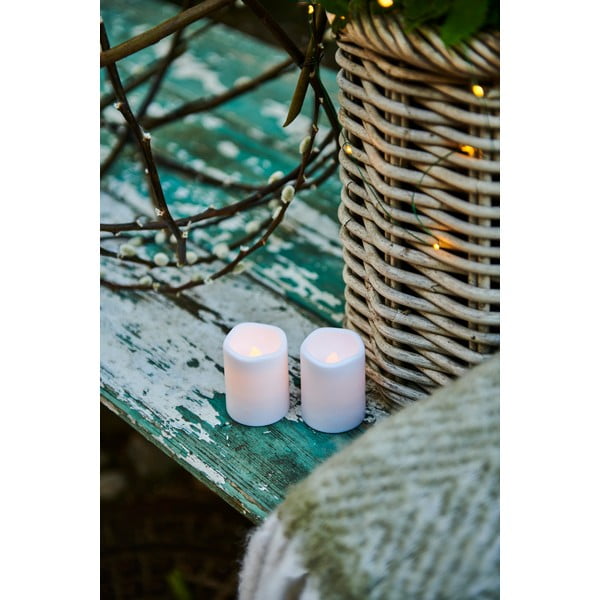 Bílé venkovní světelné dekorace v sadě 2 ks Storm Mini – Sirius-image-3