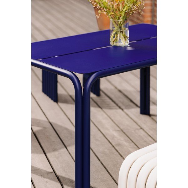 Kovový zahradní jídelní stůl 84x135 cm Nokk – noo.ma-image-3