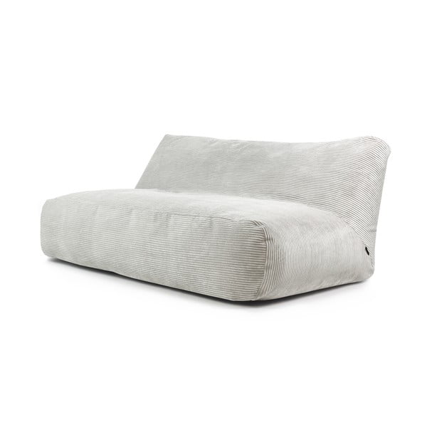 Krémový manšestrový sedací vak Sofa Tube 190 – SLOWDOWN
