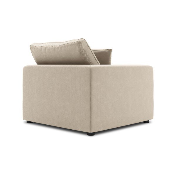 Béžová rohová část modulární manšestrové pohovky Windsor & Co Sofas Galaxy, levý roh-image-3
