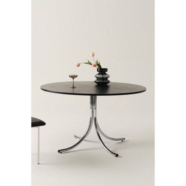 Kovový kulatý jídelní stůl ø 130 cm Chipley – Jotex-image-2