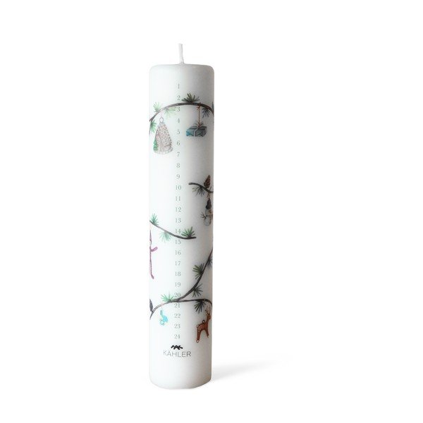 Svíčka s vánočním motivem doba hoření 56 h Hammershøi – Kähler Design