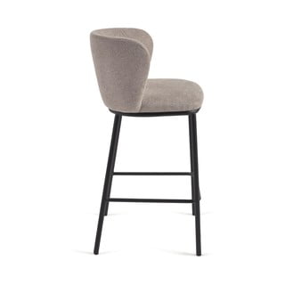 Světle hnědá barová židle (výška sedáku 65 cm) Ciselia – Kave Home